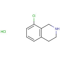 61563-33-5 8-chloro-1,2,3,4-tetrahydroisoquinoline;hydrochloride chemical structure