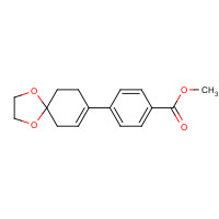 176208-16-5 methyl 4-(1,4-dioxaspiro[4.5]dec-7-en-8-yl)benzoate chemical structure
