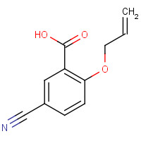 1447710-70-4 5-cyano-2-prop-2-enoxybenzoic acid chemical structure