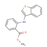 1403892-65-8 methyl 2-(1-benzothiophen-3-ylamino)benzoate chemical structure