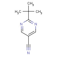 126230-72-6 2-tert-butylpyrimidine-5-carbonitrile chemical structure