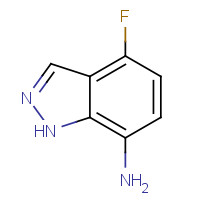 866144-03-8 4-fluoro-1H-indazol-7-amine chemical structure