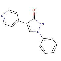 902134-01-4 2-phenyl-4-pyridin-4-yl-1H-pyrazol-5-one chemical structure
