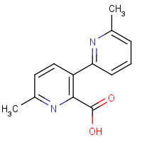 1228430-95-2 6-methyl-3-(6-methylpyridin-2-yl)pyridine-2-carboxylic acid chemical structure