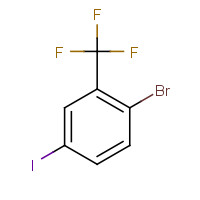 364-11-4 1-bromo-4-iodo-2-(trifluoromethyl)benzene chemical structure