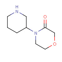 933724-55-1 4-piperidin-3-ylmorpholin-3-one chemical structure