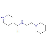 92031-42-0 N-(2-piperidin-1-ylethyl)piperidine-4-carboxamide chemical structure