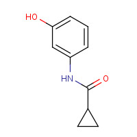 52041-73-3 N-(3-hydroxyphenyl)cyclopropanecarboxamide chemical structure
