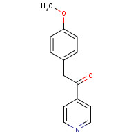 40061-24-3 2-(4-methoxyphenyl)-1-pyridin-4-ylethanone chemical structure
