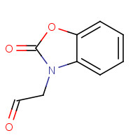 13610-81-6 2-(2-oxo-1,3-benzoxazol-3-yl)acetaldehyde chemical structure