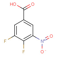1121583-51-4 3,4-difluoro-5-nitrobenzoic acid chemical structure