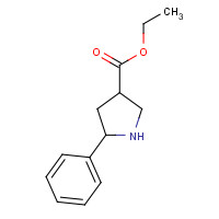 92041-21-9 ethyl 5-phenylpyrrolidine-3-carboxylate chemical structure