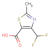 891487-47-1 4-(difluoromethyl)-2-methyl-1,3-thiazole-5-carboxylic acid chemical structure