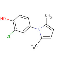 647841-63-2 2-chloro-4-(2,5-dimethylpyrrol-1-yl)phenol chemical structure