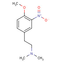 1257078-70-8 2-(4-methoxy-3-nitrophenyl)-N,N-dimethylethanamine chemical structure
