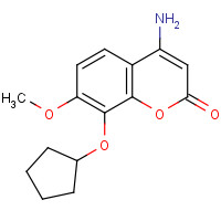 1001056-81-0 4-amino-8-cyclopentyloxy-7-methoxychromen-2-one chemical structure