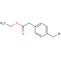 7398-81-4 ethyl 2-[4-(bromomethyl)phenyl]acetate chemical structure