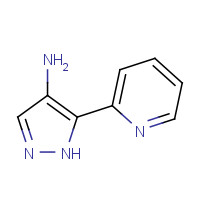 896467-81-5 5-pyridin-2-yl-1H-pyrazol-4-amine chemical structure