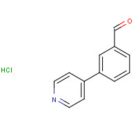 1352442-98-8 3-pyridin-4-ylbenzaldehyde;hydrochloride chemical structure
