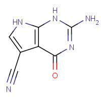 69205-79-4 2-amino-4-oxo-1,7-dihydropyrrolo[2,3-d]pyrimidine-5-carbonitrile chemical structure