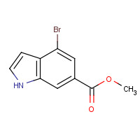 882679-96-1 methyl 4-bromo-1H-indole-6-carboxylate chemical structure