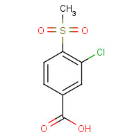 1197193-45-5 3-chloro-4-methylsulfonylbenzoic acid chemical structure