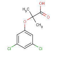 33995-37-8 2-(3,5-dichlorophenoxy)-2-methylpropanoic acid chemical structure
