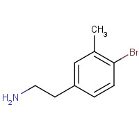 786625-94-3 2-(4-bromo-3-methylphenyl)ethanamine chemical structure
