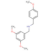 356093-54-4 N-[(3,5-dimethoxyphenyl)methyl]-1-(4-methoxyphenyl)methanamine chemical structure