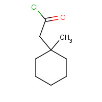 70079-84-4 2-(1-methylcyclohexyl)acetyl chloride chemical structure