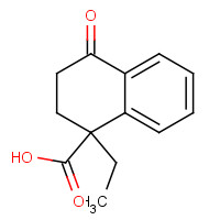 2572-89-6 1-ethyl-4-oxo-2,3-dihydronaphthalene-1-carboxylic acid chemical structure