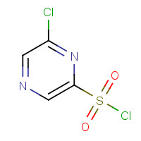 750584-04-4 6-chloropyrazine-2-sulfonyl chloride chemical structure