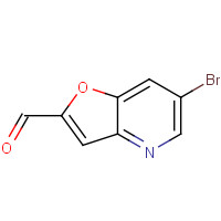 1171920-28-7 6-bromofuro[3,2-b]pyridine-2-carbaldehyde chemical structure