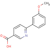 887976-16-1 6-(3-methoxyphenyl)pyridine-3-carboxylic acid chemical structure
