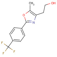 141819-91-2 2-[5-methyl-2-[4-(trifluoromethyl)phenyl]-1,3-oxazol-4-yl]ethanol chemical structure