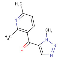 1599529-63-1 (2,6-dimethylpyridin-3-yl)-(3-methyltriazol-4-yl)methanone chemical structure