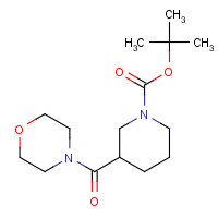 889942-56-7 tert-butyl 3-(morpholine-4-carbonyl)piperidine-1-carboxylate chemical structure