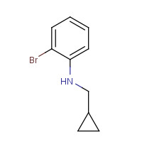 1156164-31-6 2-bromo-N-(cyclopropylmethyl)aniline chemical structure