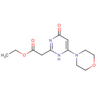 1260543-99-4 ethyl 2-(6-morpholin-4-yl-4-oxo-1H-pyrimidin-2-yl)acetate chemical structure
