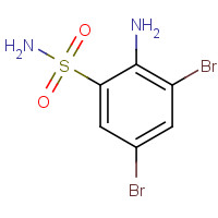 59018-47-2 2-amino-3,5-dibromobenzenesulfonamide chemical structure
