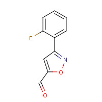 808740-52-5 3-(2-fluorophenyl)-1,2-oxazole-5-carbaldehyde chemical structure