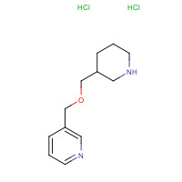 1185313-80-7 3-(piperidin-3-ylmethoxymethyl)pyridine;dihydrochloride chemical structure