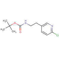 691872-18-1 tert-butyl N-[2-(6-chloropyridin-3-yl)ethyl]carbamate chemical structure