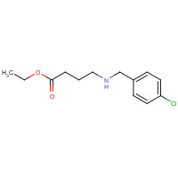 1391078-34-4 ethyl 4-[(4-chlorophenyl)methylamino]butanoate chemical structure