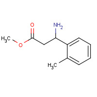 1009692-04-9 methyl 3-amino-3-(2-methylphenyl)propanoate chemical structure