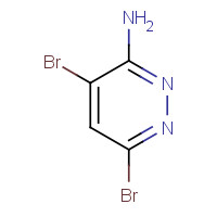 1206487-35-5 4,6-dibromopyridazin-3-amine chemical structure