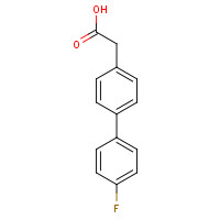 6908-38-9 2-[4-(4-fluorophenyl)phenyl]acetic acid chemical structure