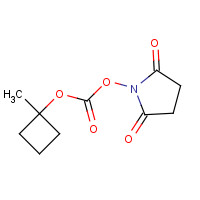 1147558-49-3 (2,5-dioxopyrrolidin-1-yl) (1-methylcyclobutyl) carbonate chemical structure