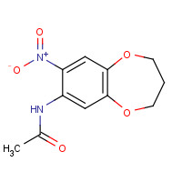 81864-61-1 N-(7-nitro-3,4-dihydro-2H-1,5-benzodioxepin-8-yl)acetamide chemical structure