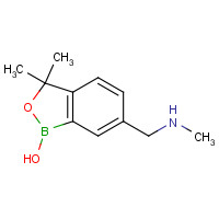 1437051-74-5 1-(1-hydroxy-3,3-dimethyl-2,1-benzoxaborol-6-yl)-N-methylmethanamine chemical structure